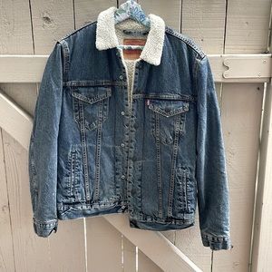 Levi‘s Denim Jeans Trucker Sherpa Jacket M